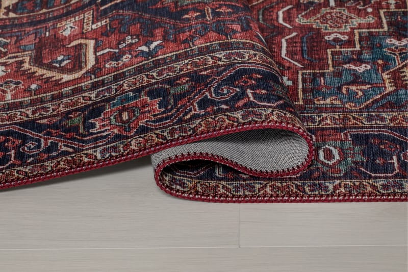 Laterza Kirman Tæppe 80x300 cm - Rød - Wiltontæpper - Mønstrede tæpper - Store tæpper