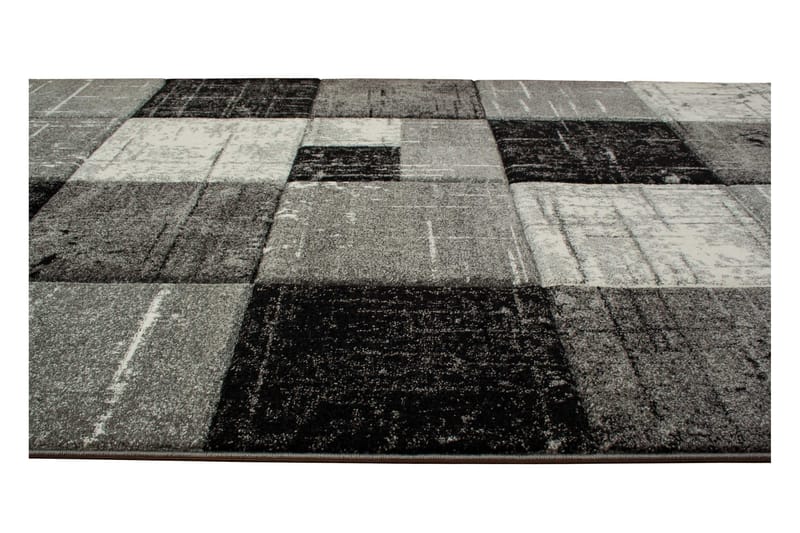 London Frisé Tæppe 80x350 - Sort - Tekstiler - Tæpper - Moderne tæppe - Wiltontæpper