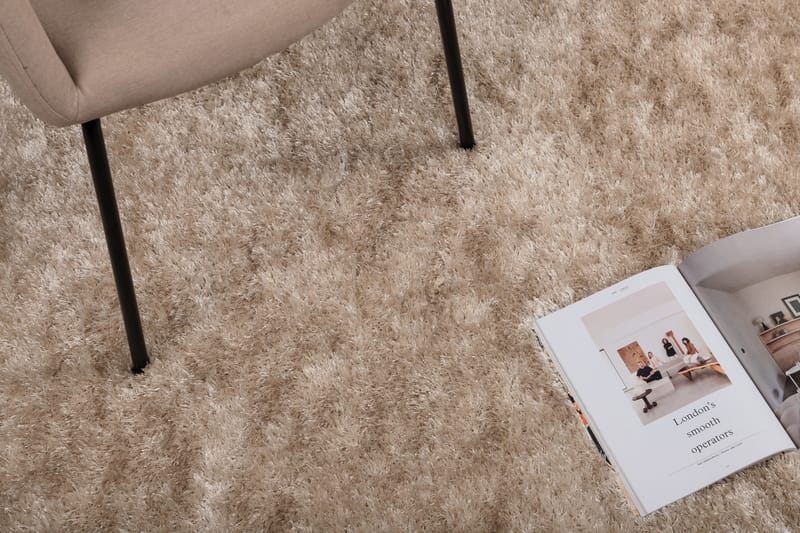 Mattis Tæppe 200x290 cm - Beige - Tekstiler - Tæpper - Moderne tæppe - Bomuldstæpper