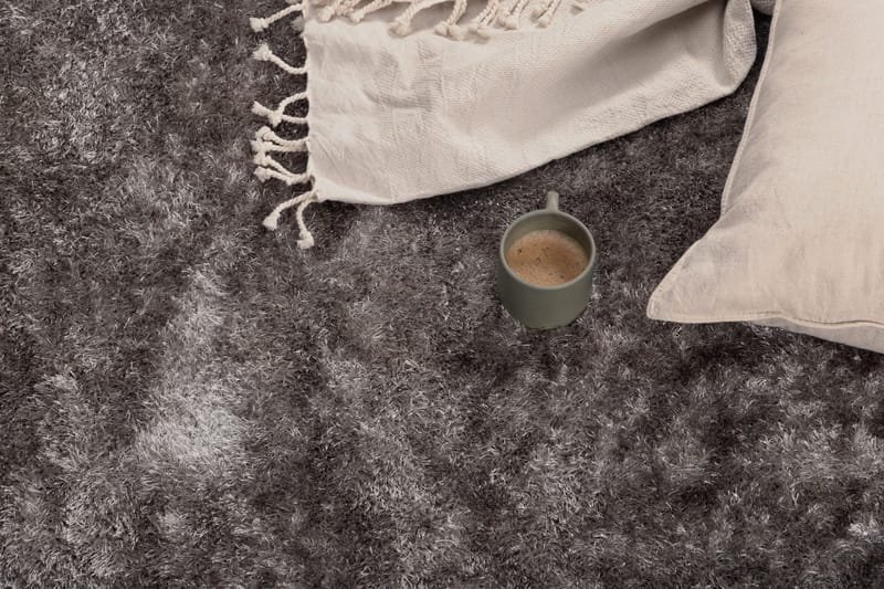 Mattis Tæppe Rund 200 cm - Grå - Tekstiler - Tæpper - Moderne tæppe - Bomuldstæpper