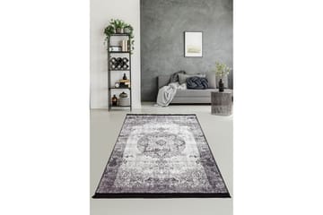 Mehana Tæppe 160x230 cm - Sort/Velour - Tekstiler - Tæpper - Moderne tæppe - Wiltontæpper