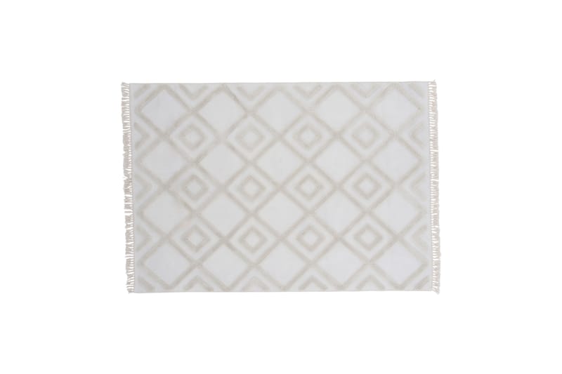 Misionas Wiltontæppe 160x230 cm - Hvid - Wiltontæpper - Mønstrede tæpper - Store tæpper