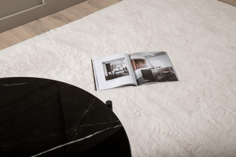 Nina Fladvævet Tæppe 160x230 cm - Hvid - Tekstiler - Tæpper - Fladvævet tæppe