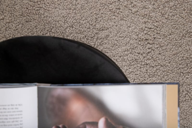 Teddy Ryatæppe Rund 200 cm - Grå - Tekstiler - Tæpper - Moderne tæppe - Ryatæpper