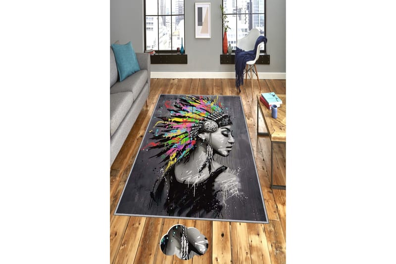 Tolunay Tæppe 160x230 cm - Flerfarvet - Tekstiler - Tæpper - Store tæpper