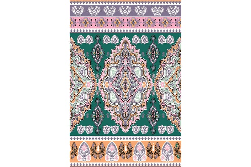 Tolunay Tæppe 160x230 cm - Flerfarvet - Tekstiler - Tæpper - Store tæpper