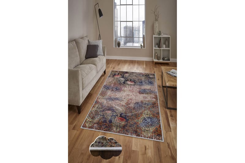 Tolunay Tæppe 160x230 cm - Flerfarvet - Tekstiler - Tæpper - Store tæpper