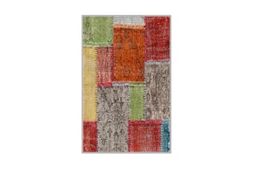 Tolunay Tæppe 160x230 cm - Flerfarvet - Tekstiler - Tæpper - Orientalske tæpper - Patchwork tæppe