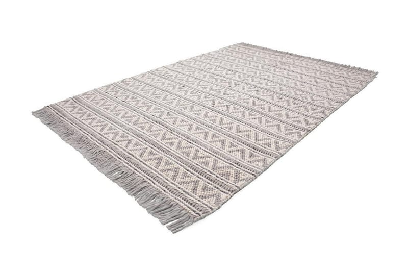 Tonsiouxford Tæppe Sas Naturlig/Sølv 160x230 cm - D-Sign - Tæpper - Små tæpper