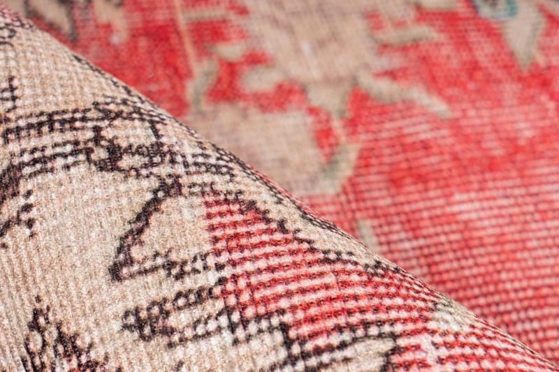 Vintage Nah Tæppe 160x230 cm Rød - D-Sign - Store tæpper - Patchwork tæppe