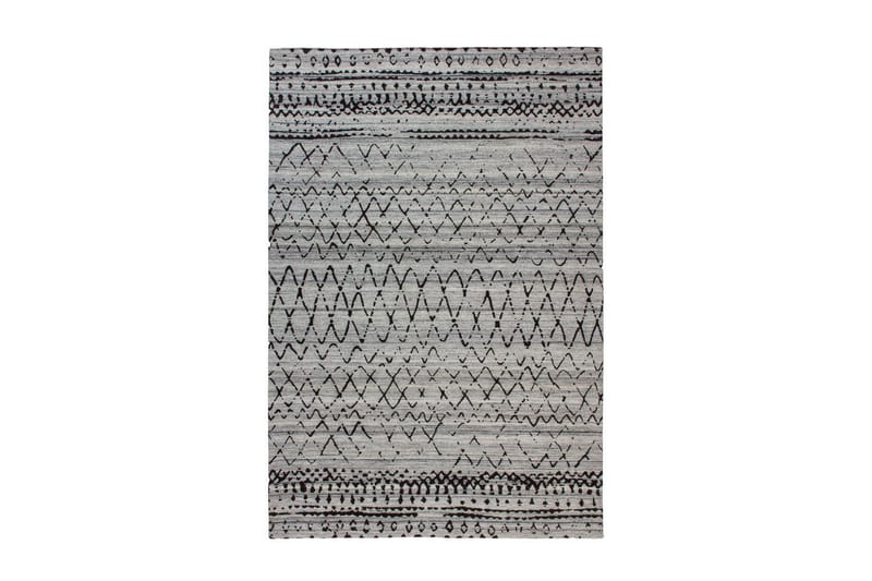Yuchester Grea Tæppe 80x150 cm Natur/Grå - D-Sign - Wiltontæpper - Store tæpper - Mønstrede tæpper