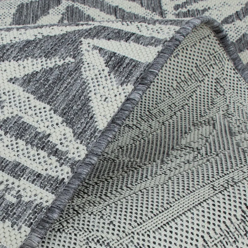 Tæppe Kolvi Outdoor 200x285 cm - Grå - Tekstiler - Tæpper - Udendørs tæpper