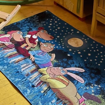 Tæppe Relvi 100x160 cm - blå - Tekstiler - Børnetekstiler - Børnetæpper