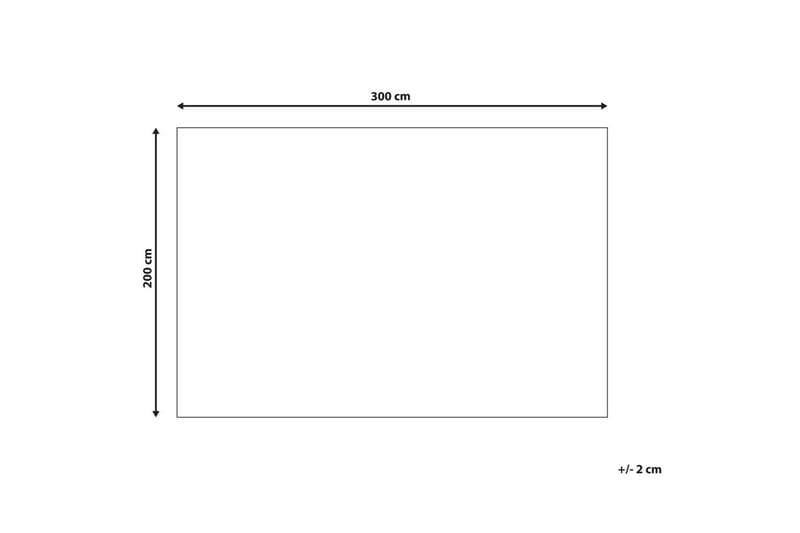 Tæppe Sibi - Hvid, Grå, 200x300 cm - Tekstiler - Tæpper - Fladvævet tæppe