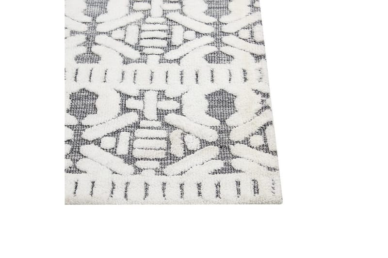 Tæppe Sibi - Hvid, Grå, 300x400 cm - Tekstiler - Tæpper - Fladvævet tæppe