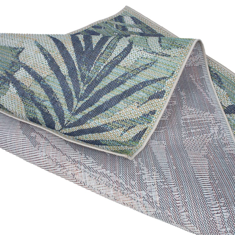 Tæppe Polin Outdoor 120x120 cm - Grøn - Tekstiler - Tæpper - Udendørs tæpper