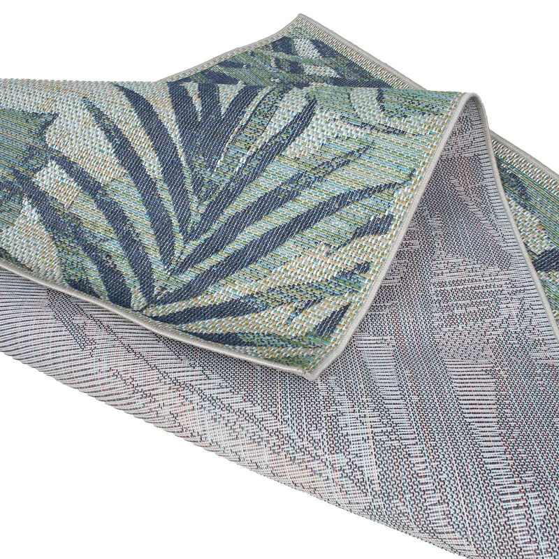 Tæppe Polin Outdoor 160x160 cm - Grøn - Tekstiler - Tæpper - Udendørs tæpper