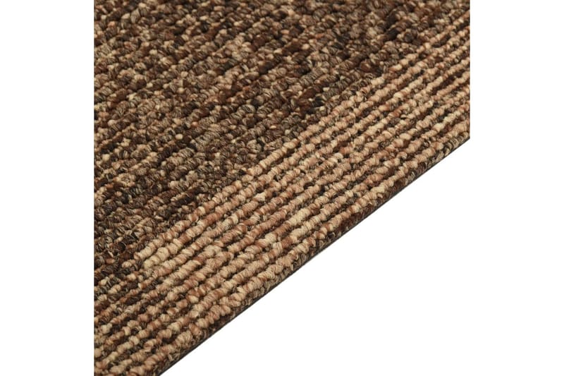 tæppefliser 20 stk. 5 m² brun - Brun - Væg til væg tæpper