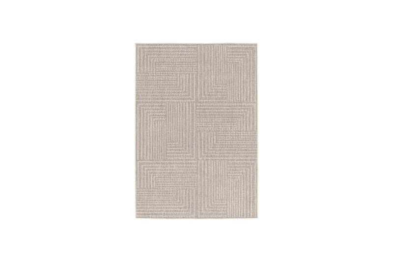 Tæpper Hillerstorp Belle udendørstæppe 160x230 cm Grå - Grå - Tekstiler - Tæpper - Udendørs tæpper