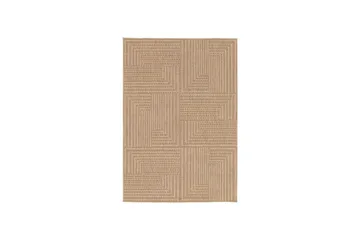 Tæpper Hillerstorp Belle udendørstæppe 240x340 cm Beigebrun