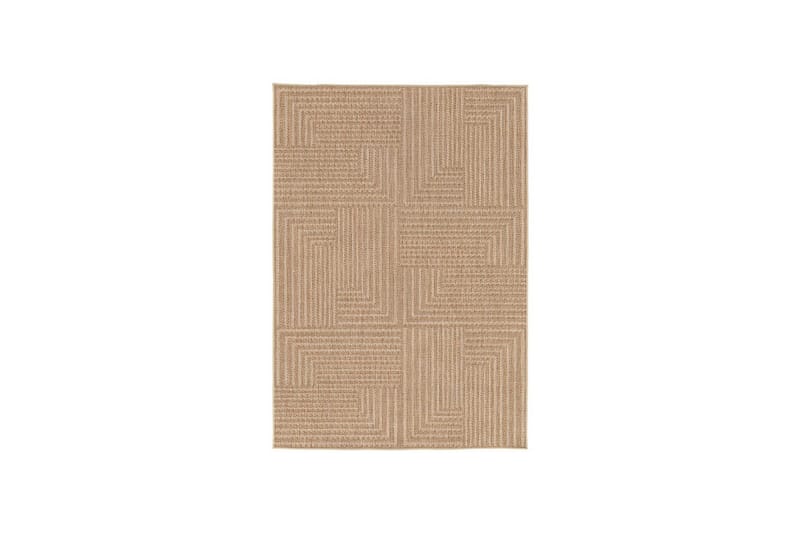 Tæpper Hillerstorp Belle udendørstæppe 240x340 cm Beigebrun - Beigebrun - Tekstiler - Tæpper - Udendørs tæpper