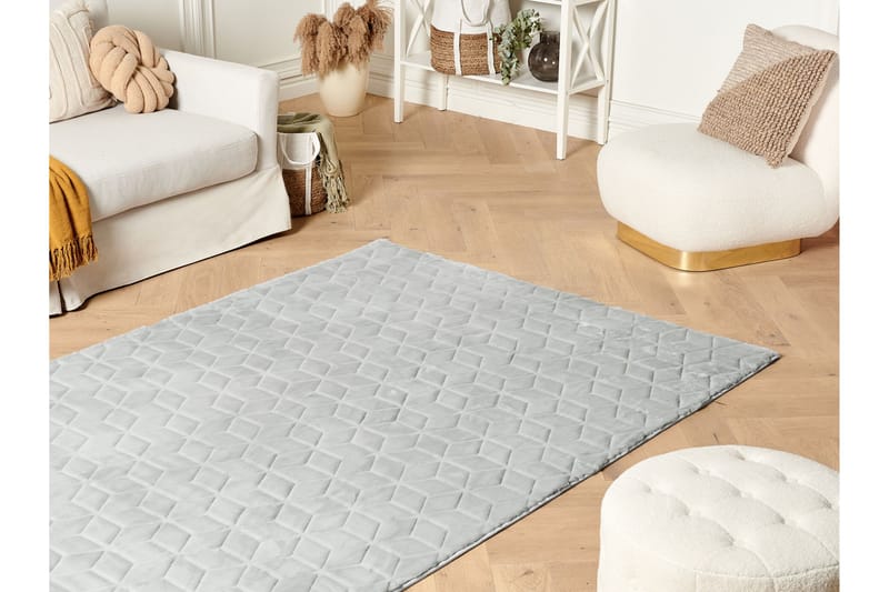 Thatta Skindtæppe 80x150 cm - Grå - Tekstiler - Tæpper - Pels & skindtæpper