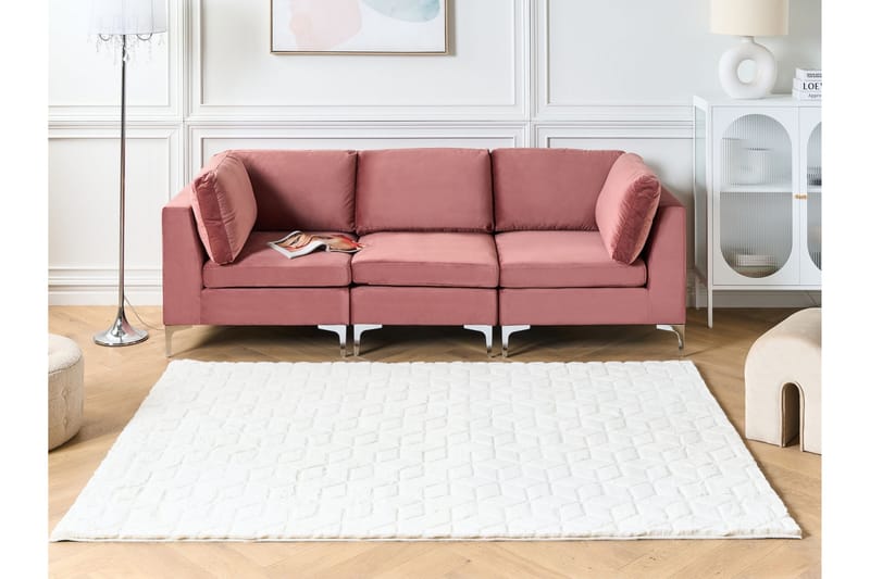 Thatta Skindtæppe 80x150 cm - Hvid - Tekstiler - Tæpper - Pels & skindtæpper