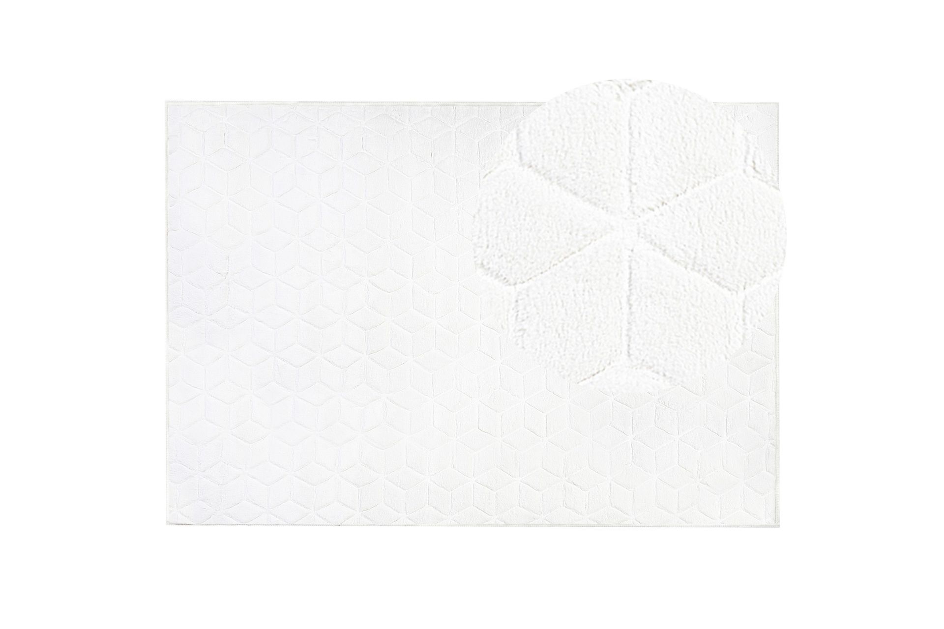 Thatta Skindtæppe 80x150 cm - Hvid - Tekstiler - Tæpper - Pels & skindtæpper