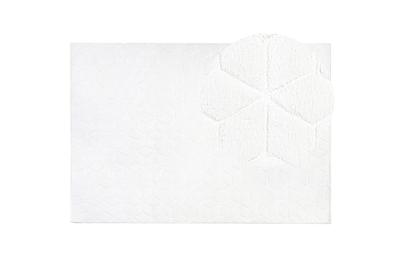 Thatta Skindtæppe 80x150 cm - Hvid - Tekstiler - Tæpper - Pels & skindtæpper