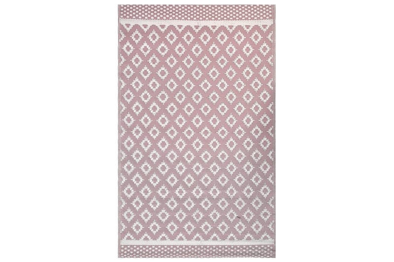 Udendørs tæppe Thane, Rosa, Hvid
