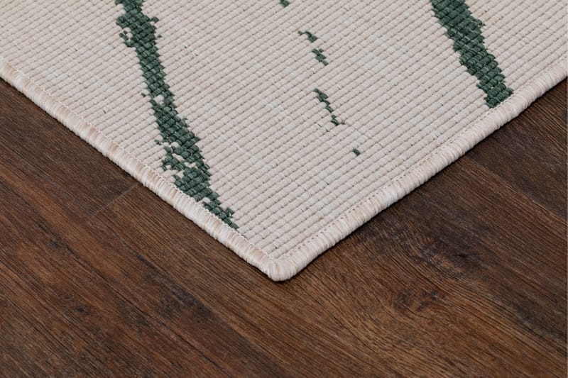 Havanna Romb Udendørstæppe 200x290 cm - Grøn - Tekstiler - Tæpper - Udendørs tæpper