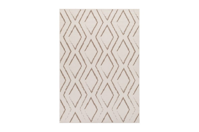 Havanna Romb Udendørstæppe 200x290 cm - Linnedbeige - Tekstiler - Tæpper - Udendørs tæpper