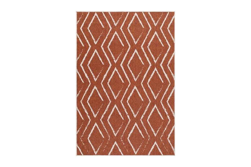 Havanna Romb Udendørstæppe 240x340 cm - Cayenne - Tekstiler - Tæpper - Udendørs tæpper