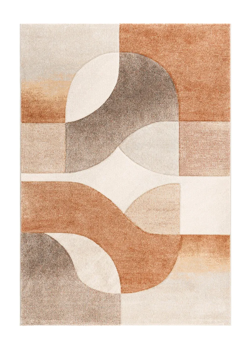 Maskinvævet tæppe KM Home Brilliance Shape 140x200 cm Rust, rust