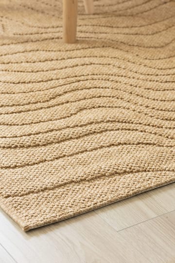 Maskinvævet tæppe KM Home Capri Modern 160x230 cm Jute - Jute - Tekstiler - Tæpper - Udendørs tæpper