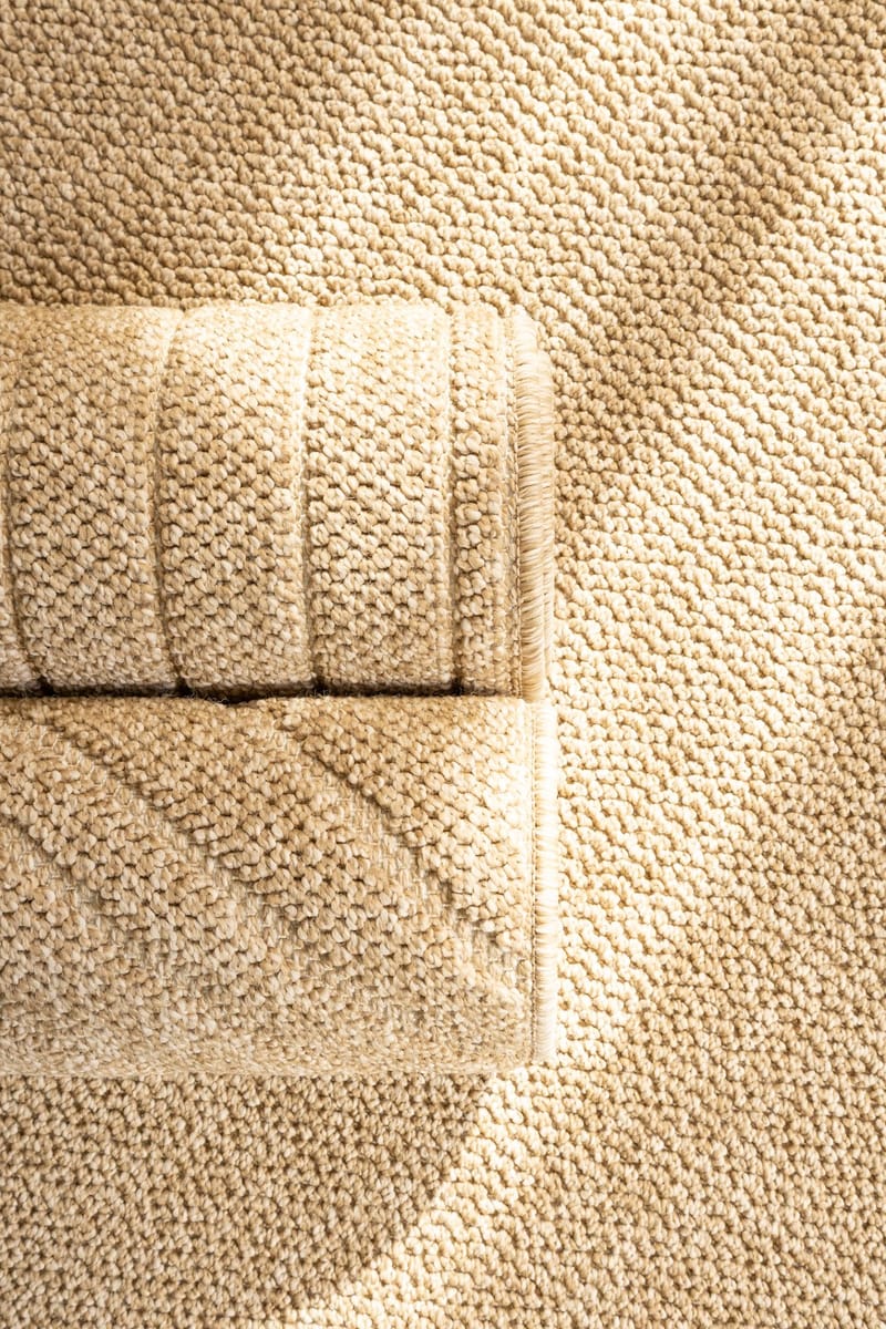 Maskinvævet tæppe KM Home Capri Zen 240x340 cm Jute - jute - Tekstiler - Tæpper - Udendørs tæpper