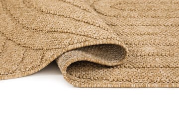 Maskinvævet tæppe KM Home Capri Zen 240x340 cm Jute - jute - Tekstiler - Tæpper - Udendørs tæpper
