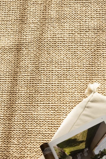 Maskinvævet tæppe KM Home Capri Plain 200x290 cm Jute - jute - Tekstiler - Tæpper - Udendørs tæpper