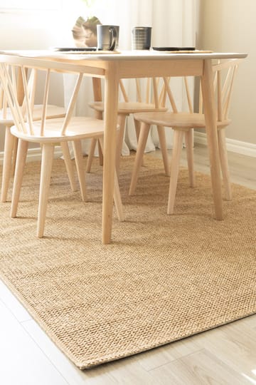 Maskinvævet tæppe KM Home Capri Plain 200x290 cm Jute - jute - Tekstiler - Tæpper - Udendørs tæpper