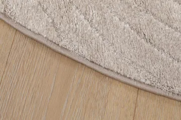 Maskinvævet tæppe KM Home Genova Zen Rund 120x120 cm Hør - hør - Tekstiler - Tæpper - Moderne tæppe - Wiltontæpper