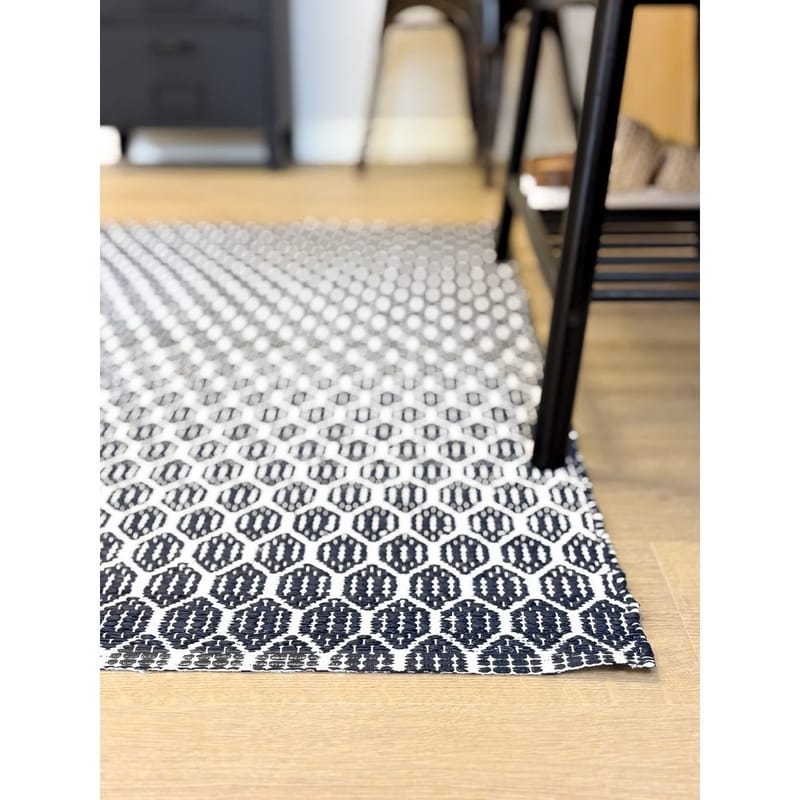 Plasttæppe Hilma Link - 70x150 cm, Blå - Tekstiler - Tæpper - Udendørs tæpper - Plasttæpper