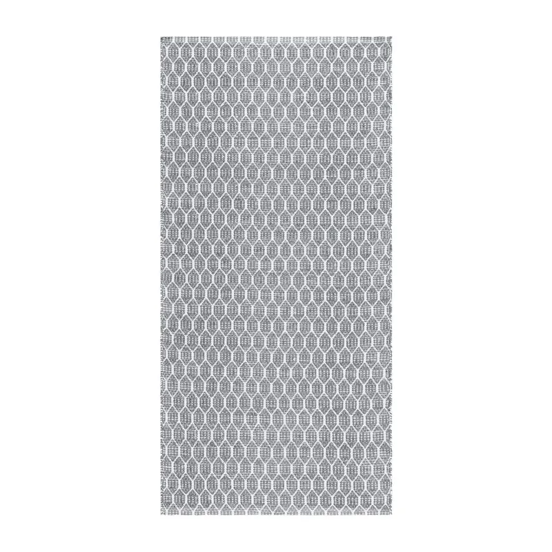 Plasttæppe Hilma Link - 70x150 cm, Grå - Tekstiler - Tæpper - Udendørs tæpper - Plasttæpper
