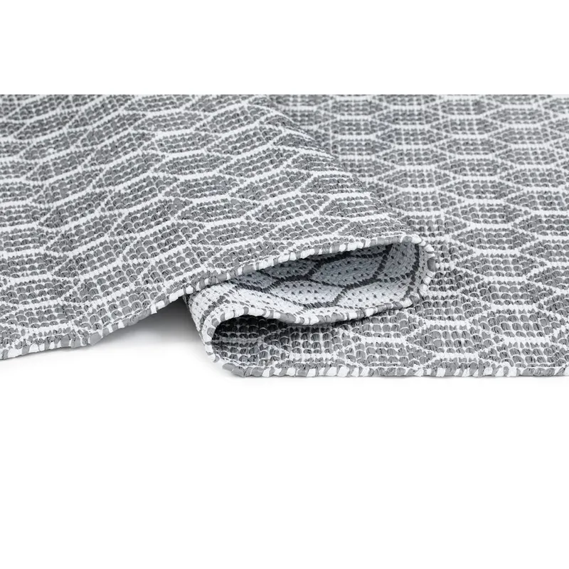 Plasttæppe Hilma Link - 70x150 cm, Grå - Tekstiler - Tæpper - Udendørs tæpper - Plasttæpper