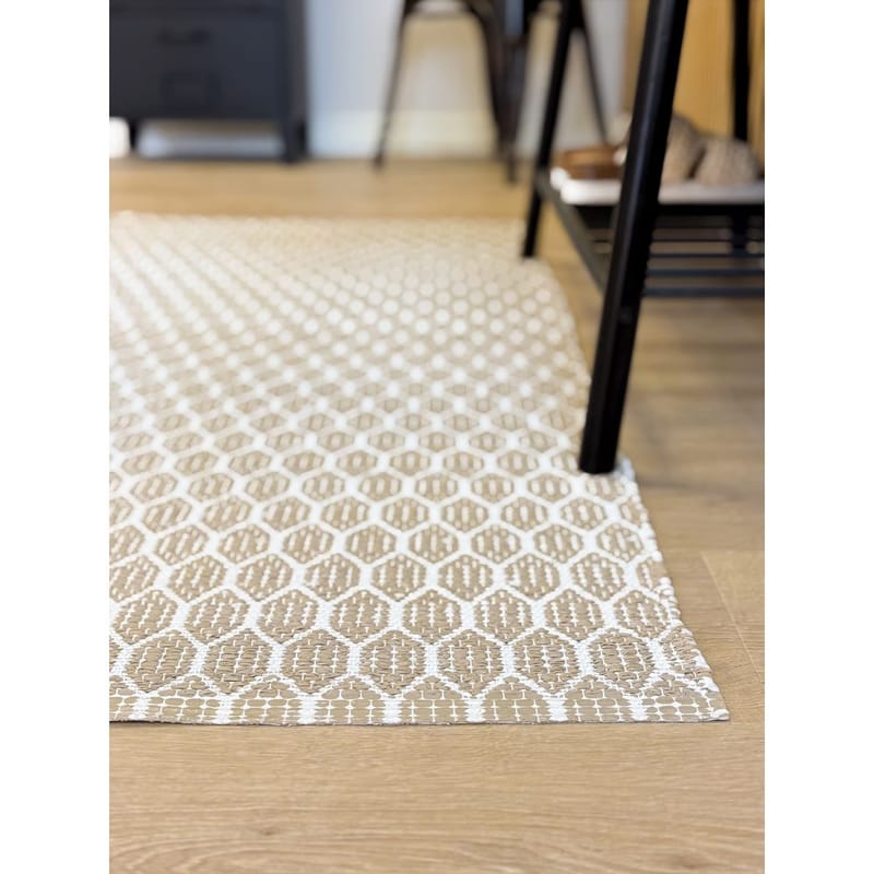 Plasttæppe Hilma Link - 70x200 cm, Linned - Tekstiler - Tæpper - Udendørs tæpper - Plasttæpper