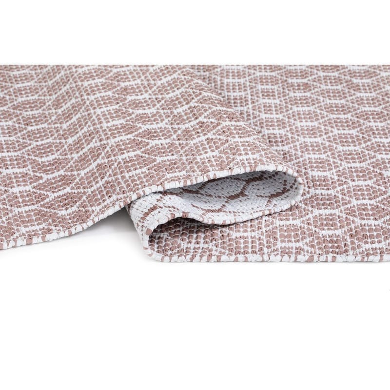 Plasttæppe Hilma Link - 70x250 cm, Rosa - Tekstiler - Tæpper - Udendørs tæpper - Plasttæpper