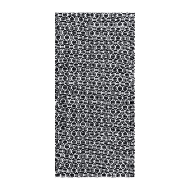 Plasttæppe Hilma Link - 70x250 cm, Sort - Tekstiler - Tæpper - Udendørs tæpper - Plasttæpper