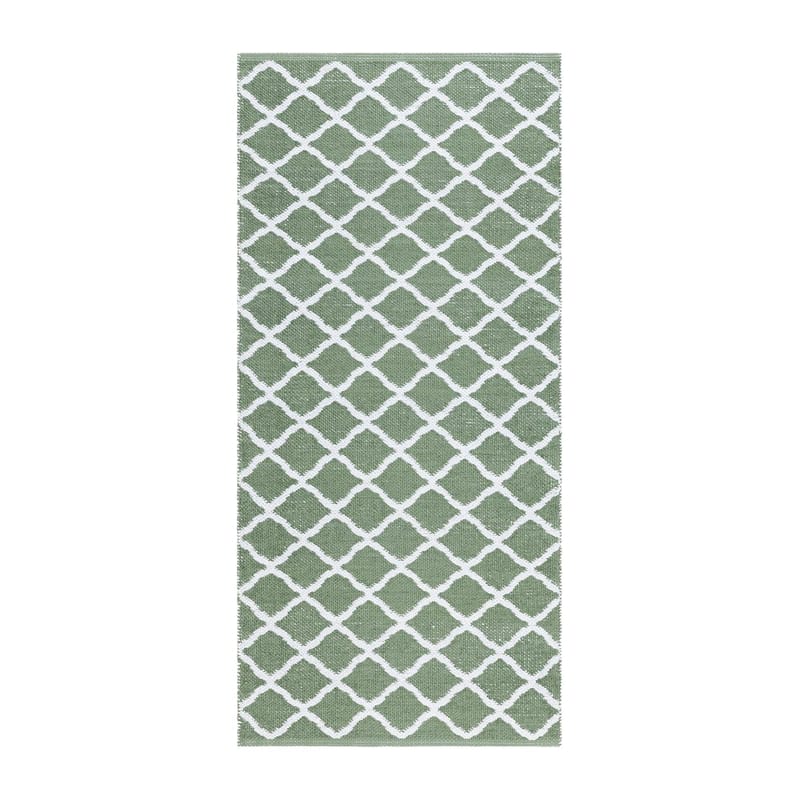 Plasttæppe Hilma Wave - 150x220 cm, Grøn - Tekstiler - Tæpper - Udendørs tæpper - Plasttæpper