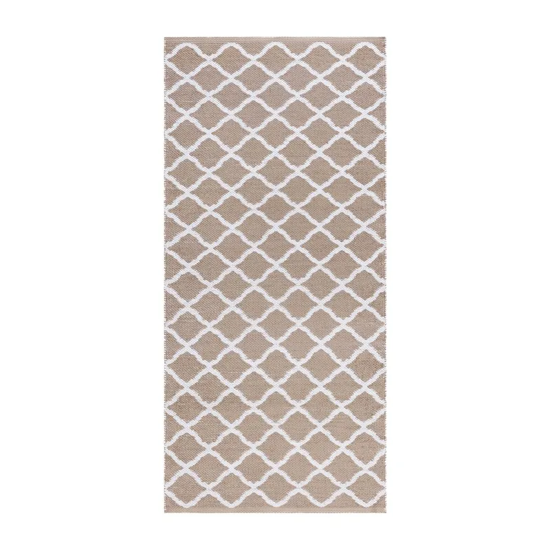 Plasttæppe Hilma Wave, 150x220 cm, Linned