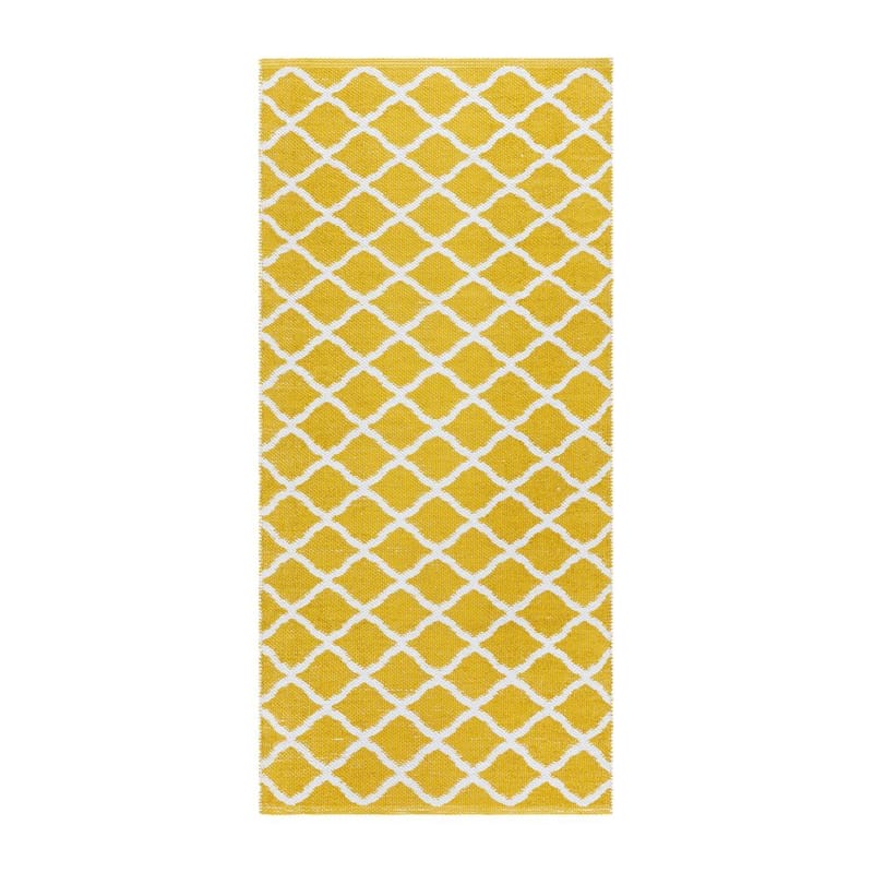 Plasttæppe Hilma Wave, 70x200 cm, Gul