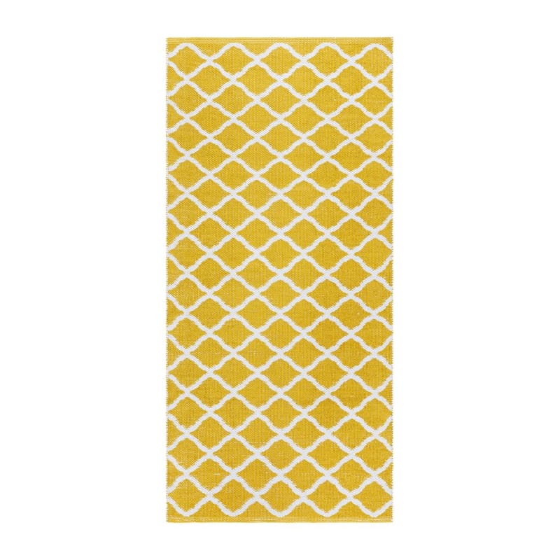 Plasttæppe Hilma Wave, 70x200 cm, Gul